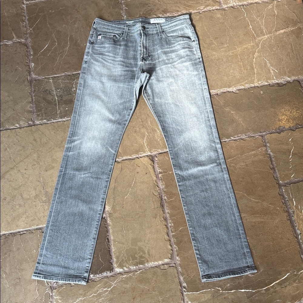Men's AG “The Everett Slim Straight Jeans Light Gray 31 w x 32 l
